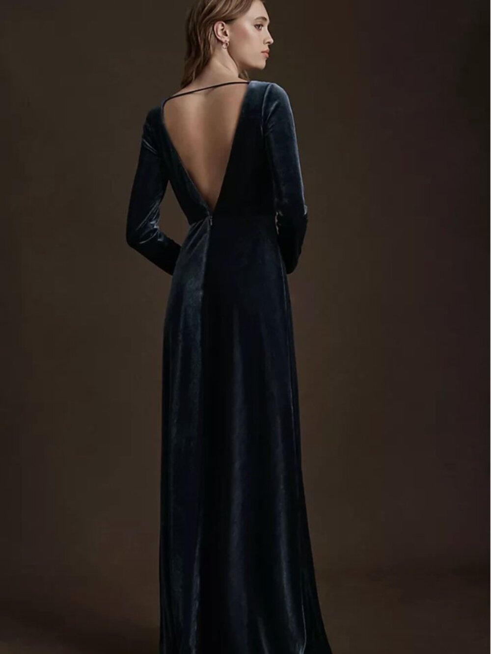 Jenny Yoo Ryland Dress French Blue (sz 10, tailored)